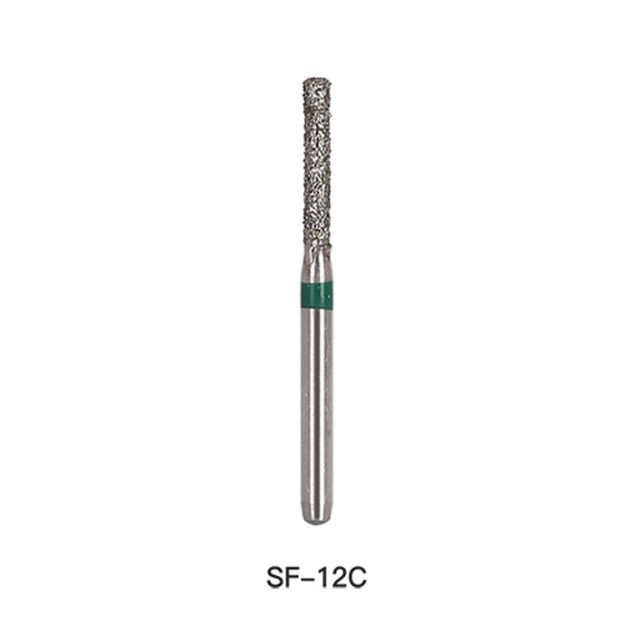 AZDENT Diamond Bur SF Series Full Size Flat End Cylinder 5pcs/Pack