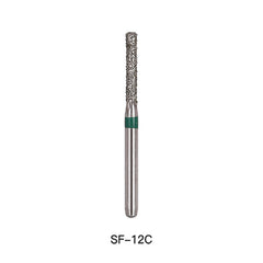 AZDENT Diamond Bur SF Series Full Size Flat End Cylinder 5pcs/Pack
