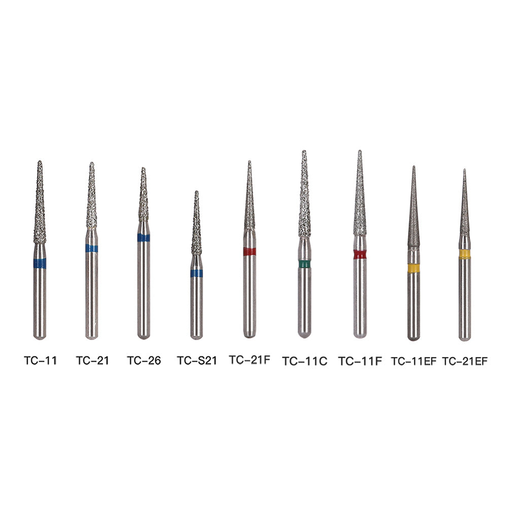 AZDENT Diamond Bur TC Series Full Size Needle 5pcs/Pack