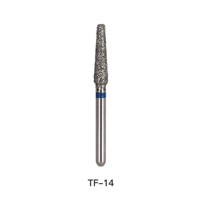 AZDENT Diamond Bur TF Series Full Size Flat Cone 5pcs/Pack
