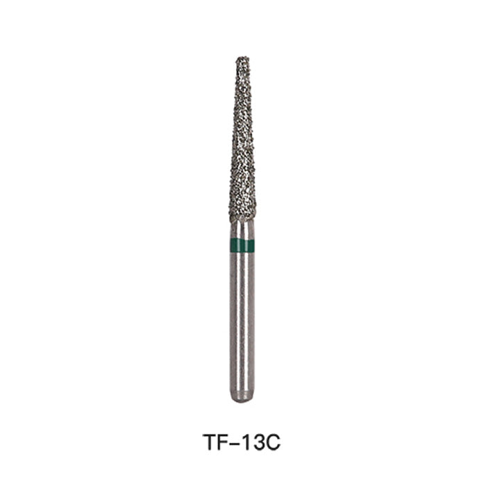 AZDENT Diamond Bur TF Series Full Size Flat Cone 5pcs/Pack