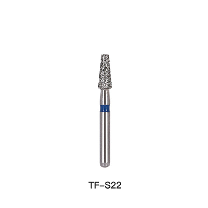 AZDENT Diamond Bur TF Series Full Size Flat Cone 5pcs/Pack