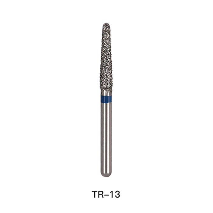 AZDENT Diamond Bur TR Series Full Size Round End Cone 5pcs/Pack