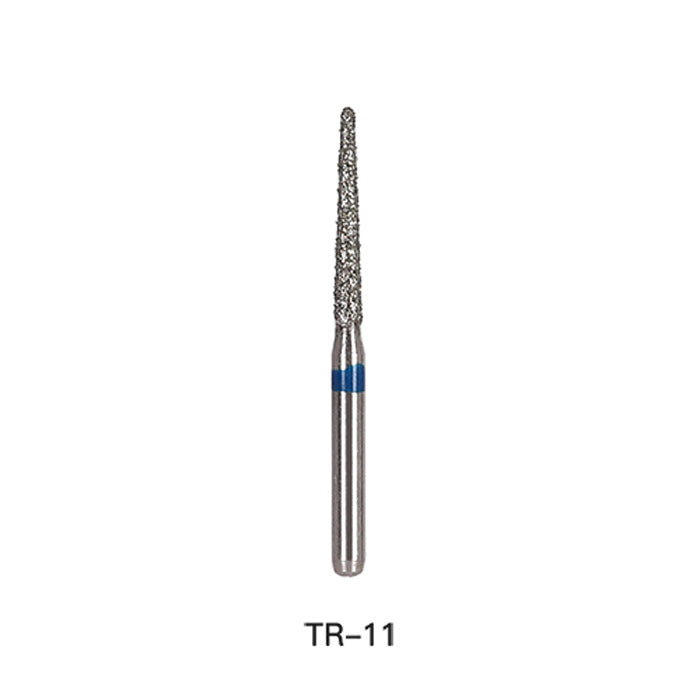 AZDENT Diamond Bur TR Series Full Size Round End Cone 5pcs/Pack