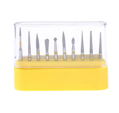 Набор для полировки керамики/композита AZDENT Dental Diamond Bor FG-105 10 шт./комплект