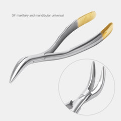 AZDENT #3 Upper and Lower Teeth Root Fragment Minimally Invasive Extraction Forceps