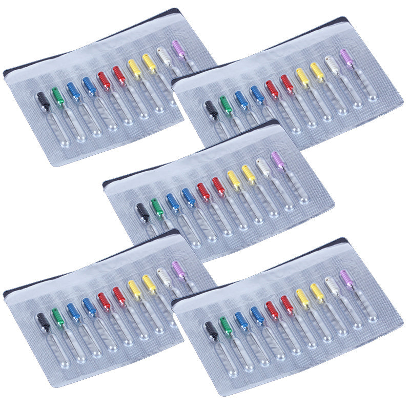 AZDENT Dental Barbed Broaches Files Stainless Steel 25mm 10/Pk