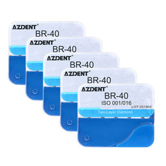 Алмазные боры AZDENT двухслойные BR-40 5 шт./коробка