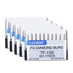AZDENT FG Diamond Burs TF-13S 10pcs/Box