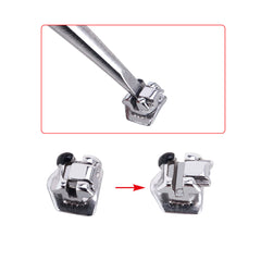 AZDENT Dental Self-Ligating Metal Brackets Roth .022 Hooks on 345 with Tools 28pcs/Box