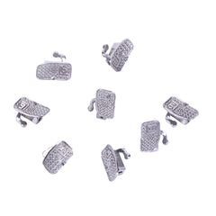 Tubo bucal AZDENT para primer molar, monobloque cementable, no convertible, Roth 0.018, 50 juegos/caja