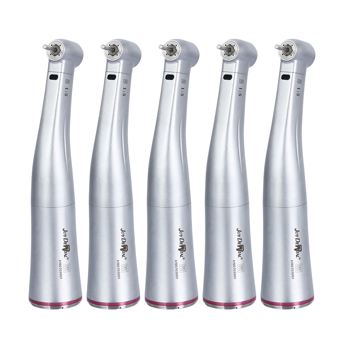 Dental 1:5 Increasing Electric Fiber Optic Contra Angle Handpiece Internal Four Way Spray