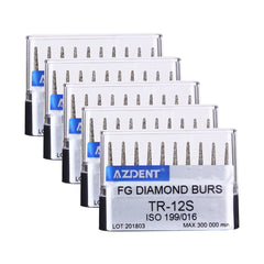 Алмазные боры AZDENT FG TR-12S 10 шт./коробка