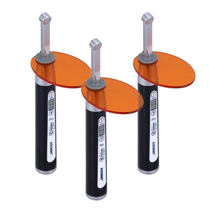 AZDENT LED Curing Light Wireless 1 Second Curing High Power 6 Modes 1800mW/cm²