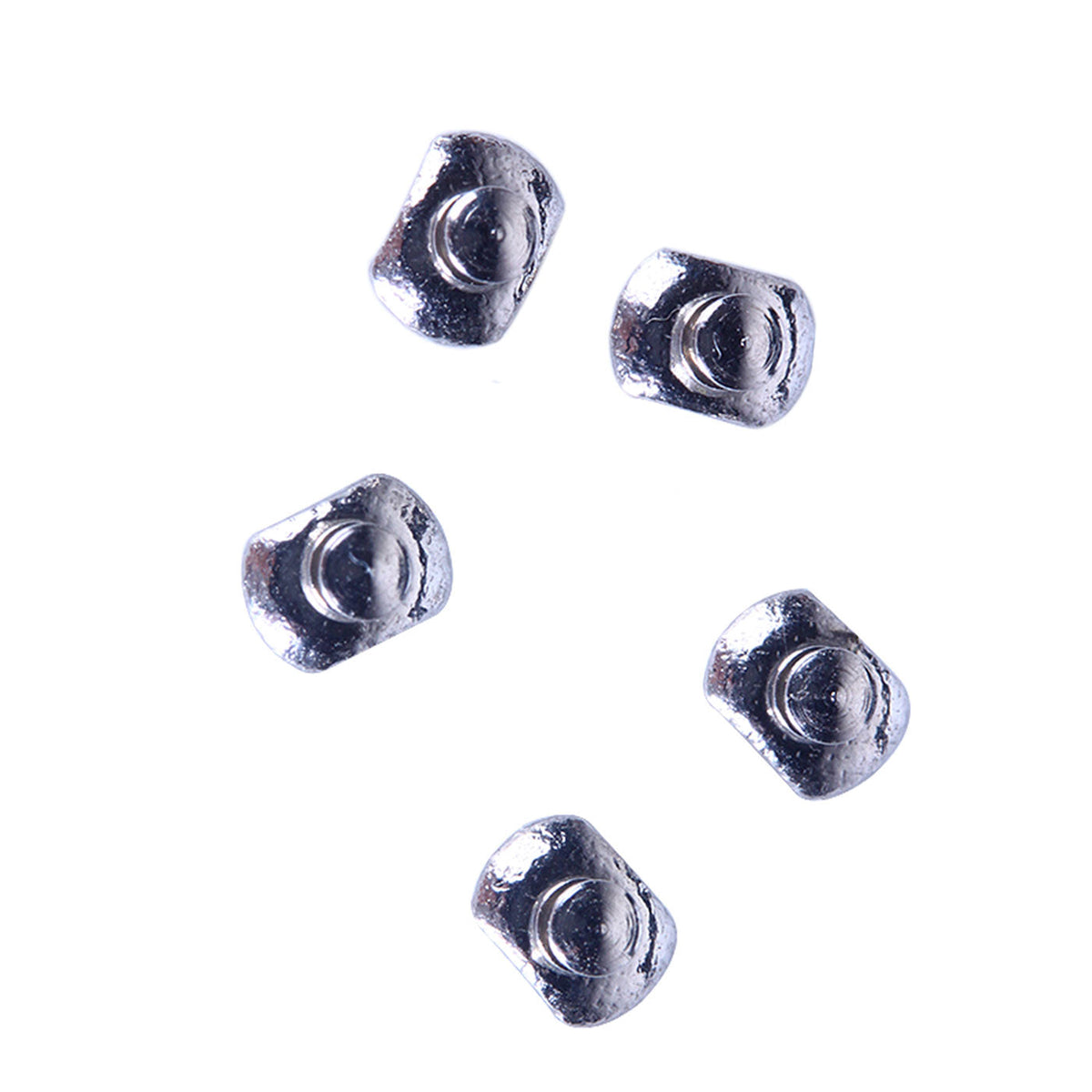 AZDENT Dental Lingual Button Bondable Elliptical Mesh Base 10/Bag