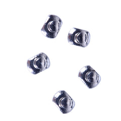 AZDENT Dental Lingual Button Bondable Elliptical Mesh Base 10/Bag