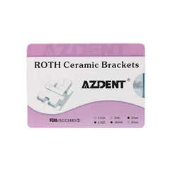 Керамические брекеты AZDENT Roth .022 345/крючки 400 шт./коробка