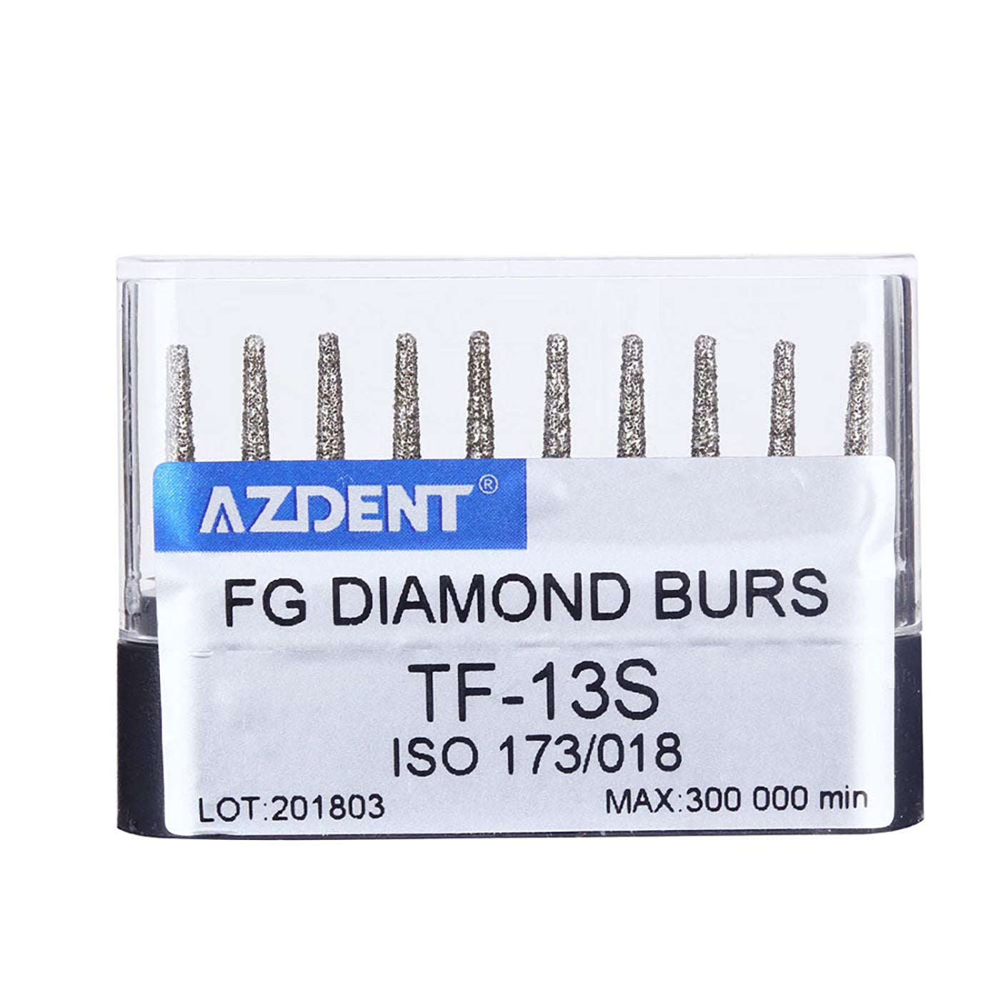AZDENT FG Diamond Burs TF-13S 10pcs/Box