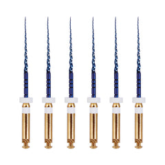 AZDENT Dental NITI Rotary Engine Files Heat Activated 25mm S2 6pcs/Pk