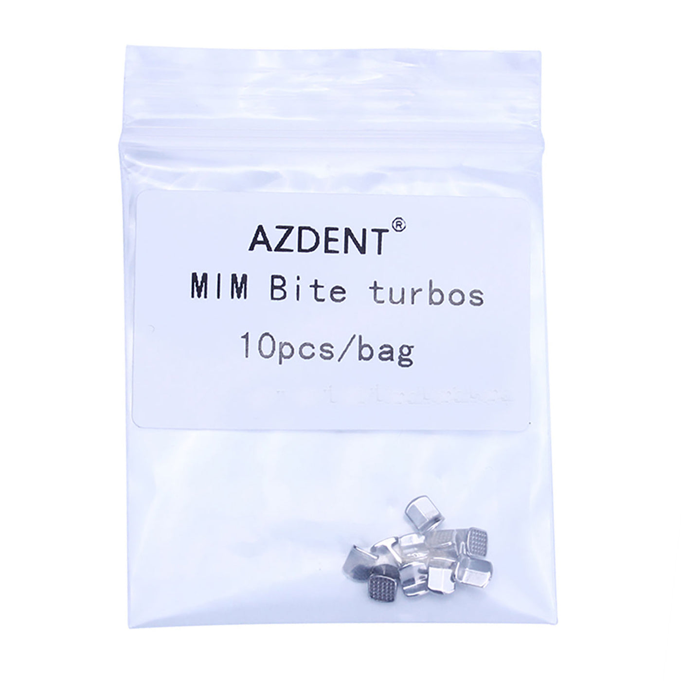 AZDENT Bite Turbos Arco de Ortodoncia Tubo Bucal Banda Molar 10/Bolsa