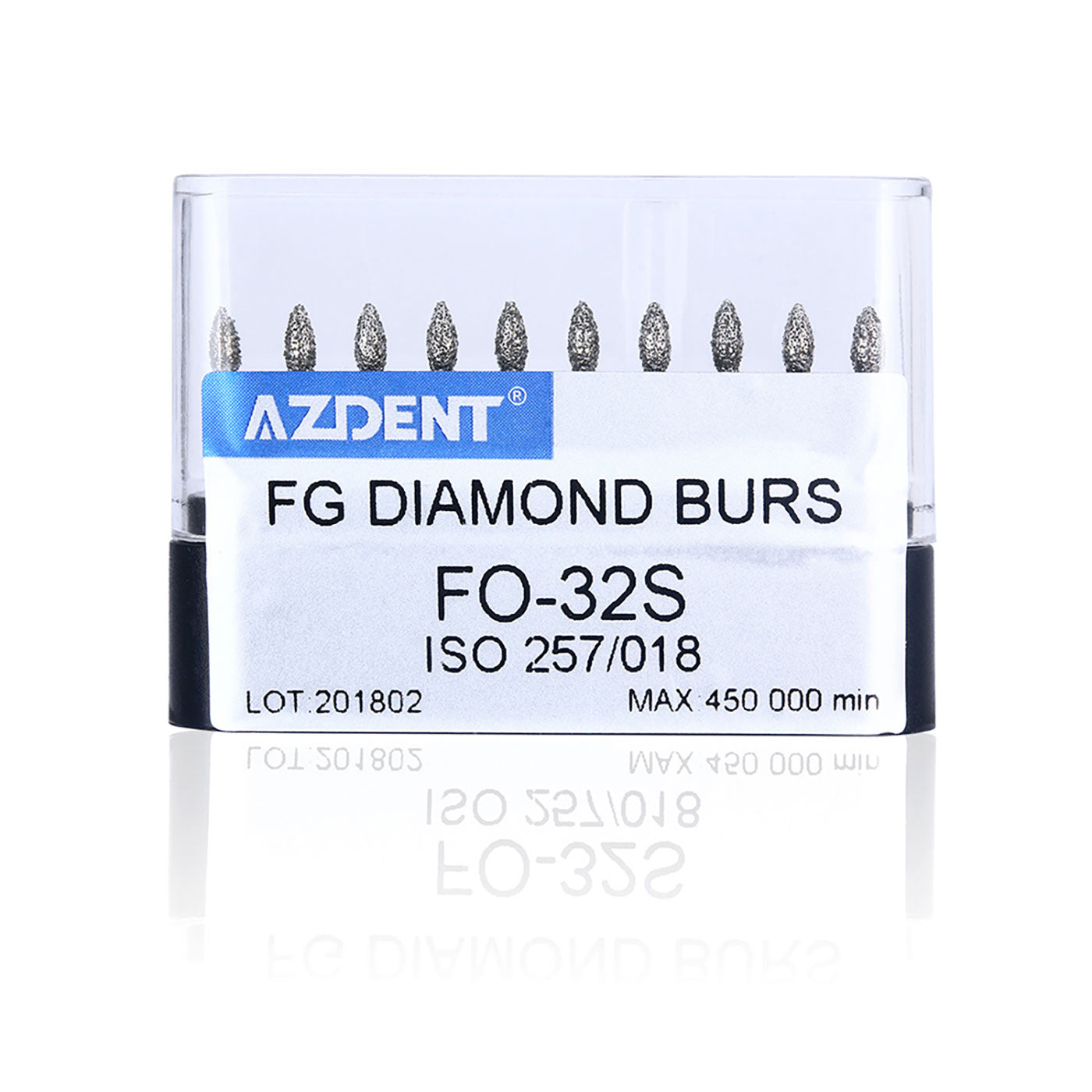 AZDENT FG Diamond Burs FO-32S 10pcs/Box