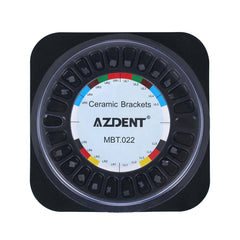 Керамические брекеты AZDENT MBT слот .022 крючки 345 20 шт./коробка