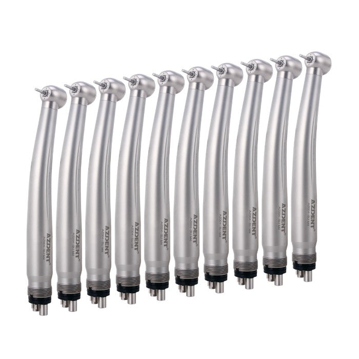 AZDENT Push Button High Speed Handpiece Ceramic Four Way Spray Clean Head