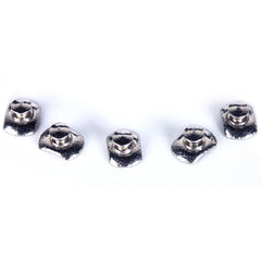 AZDENT Dental Lingual Button Bondable Elliptical Mesh Base 10/Bag