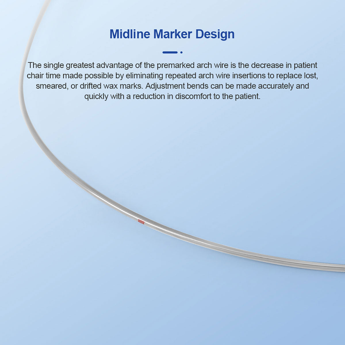 AZDENT Dental Orthodontic Arch Wire TMA-Titanium Molybdenum Alloy Expanded Rectangular 0.016 x 0.016-0.020 x 0.020 1pc/Pack