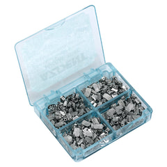 Tubo bucal AZDENT para primer molar, monobloque cementable, no convertible, Roth 0.018, 50 juegos/caja
