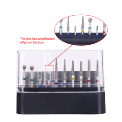 AZDENT Dental Diamond Bur FG-110 Prepartion Repair Kit 10pcs/Kit