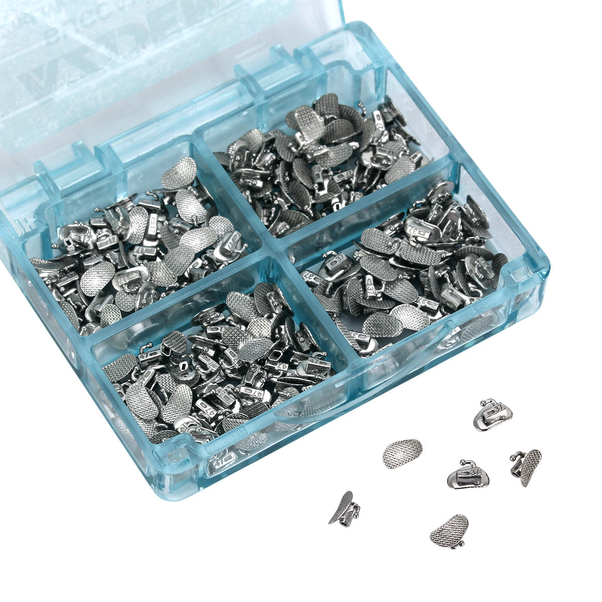 AZDENT Buccal Tube 2nd Molar Bondable Split Non-Convertible Roth 0.018 50Sets/Bx