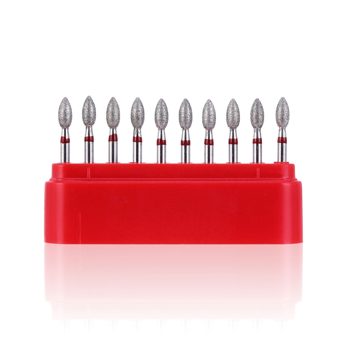 AZDENT Diamond Bur FG 368-023F Football Red 10pcs/Kit