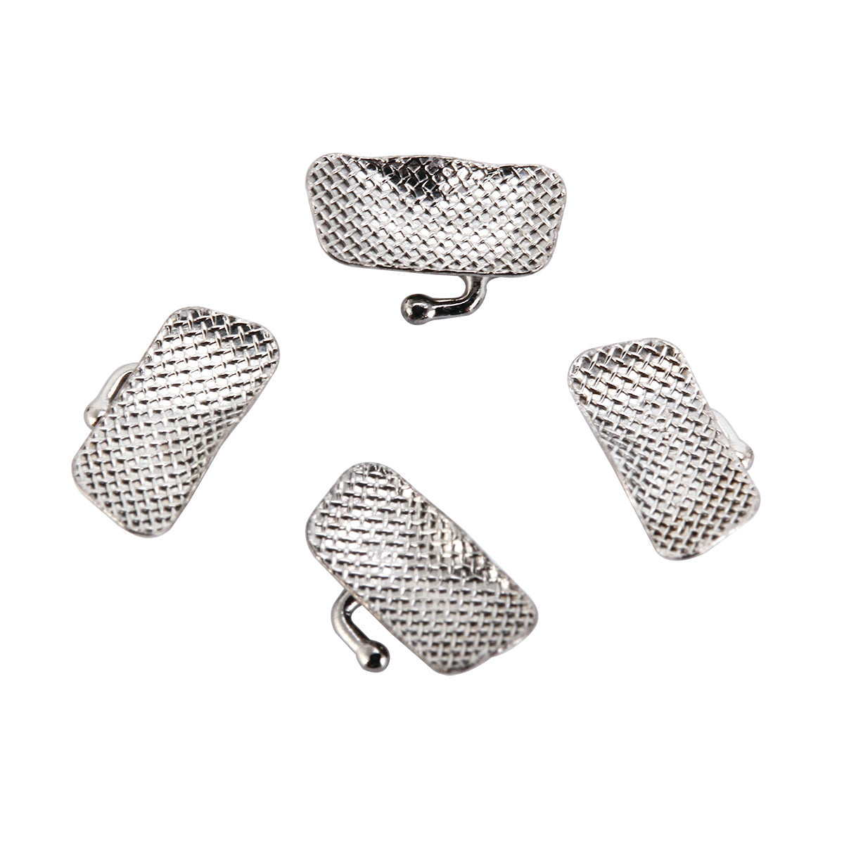 Tubo bucal AZDENT para primer molar, adherible, tamaño completo, cuadrantes surtidos (UR, UL, LL y LR), 4 unidades por bolsa