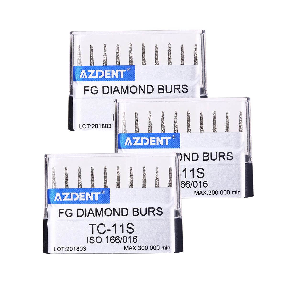 AZDENT FG Diamond Burs TC-11S 10pcs/Box