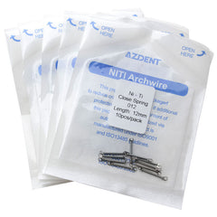 AZDENT Dental Orthodontic Accessory Closed Coil Spring 0.012 12mm 10pcs/Bag