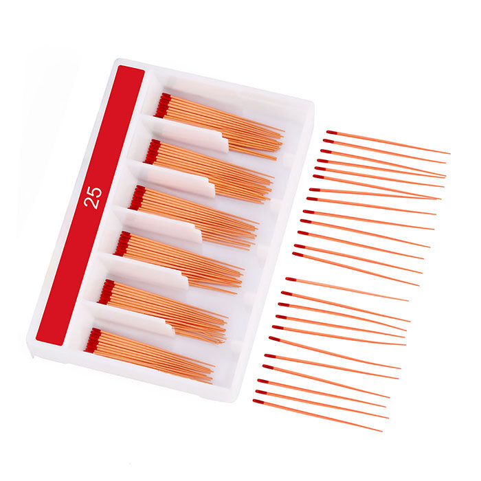 AZDENT Gutta Percha Points #25 Taper Size 0.02 Color Coded 120/Box