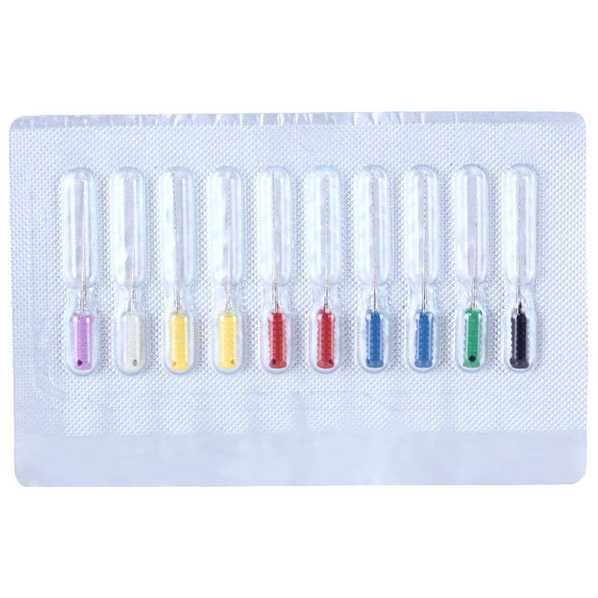 AZDENT Dental Barbed Broaches Files Stainless Steel 25mm 10/Pk