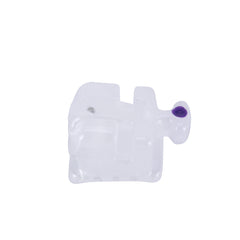 AZDENT Dental Self-ligating Ceramic Bracket Roth/MBT 0.022 Hooks on 345 20pcs/Box