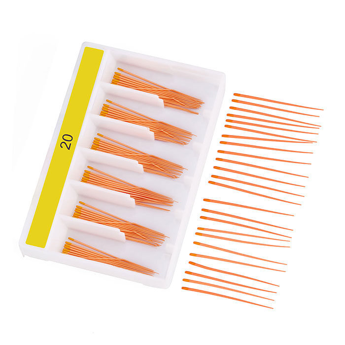 AZDENT Gutta Percha Points #20 Taper Size 0.02 Color Coded 120/Box