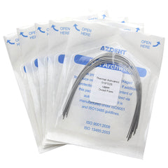 AZDENT Thermal Active NiTi Archwire Ovoid Form Rectangular 0.019 x 0.025 Upper 10pcs/Pack
