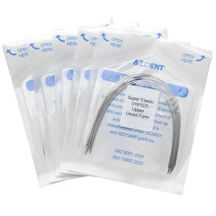 Arco de alambre AZDENT Niti Super Elastic Ovoide Rectangular 0,018 x 0,025 Superior 10 piezas/paquete