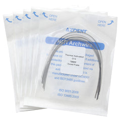 AZDENT Thermal Active NiTi Arch Wire Ovoid Form Round 0.014 Upper 10pcs/Pack