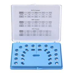 AZDENT Metal Self-Ligating Brackets Full Sizes Movable Hook Auxiliary Hole With Buccal Tube 28pcs/Box