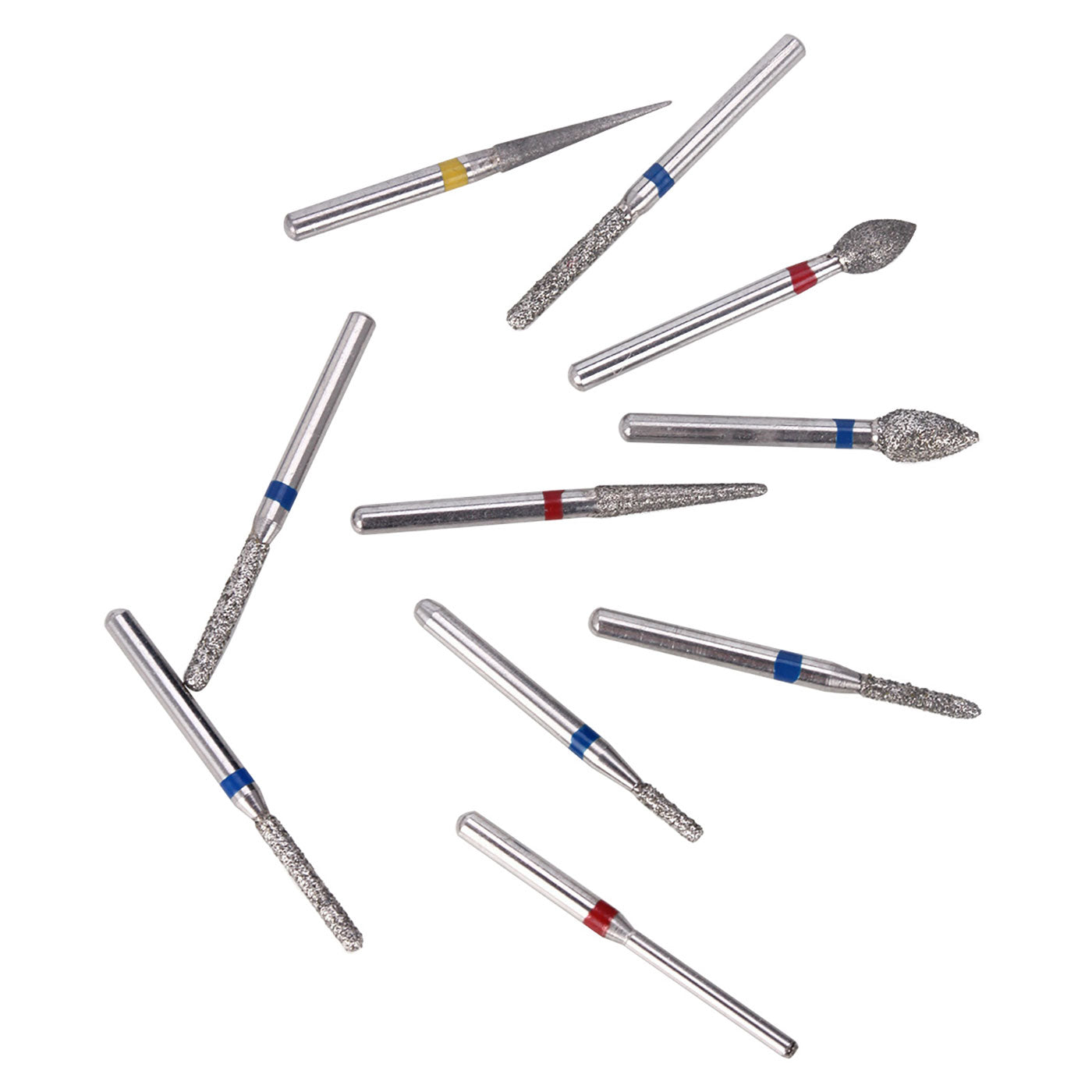 AZDENT Dental Diamond Bur FG-112 Crown Preparation Anterior Teeth Kit 10pcs/Kit