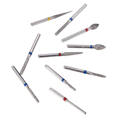 AZDENT Dental Diamond Bur FG-112 Crown Preparation Anterior Teeth Kit 10pcs/Kit