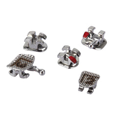 AZDENT Dental Metal Brackets Mini Roth .022 Hooks on 345 Laser Mark 20pcs/Box