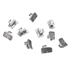Tubo bucal AZDENT para primer molar, monobloque cementable, no convertible, Roth 0.022, marcado láser, 20 juegos/caja