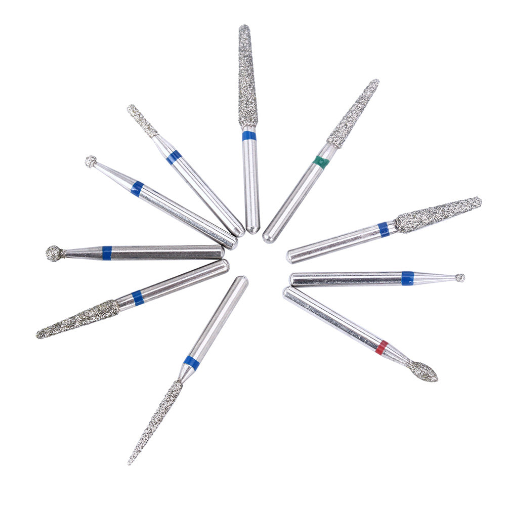 100pcs AZDENT Dental Diamond Burs FG 1.6MM 20 Model/Kit