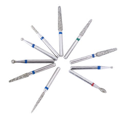 100pcs AZDENT Dental Diamond Burs FG 1.6MM 20 Model/Kit